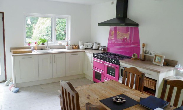 Những căn bếp màu hồng tạo điểm nhấn xinh xắn cho ngôi nhà - Ảnh 6.