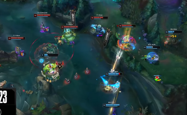 Đường Trên của BLG chịu thất bại trước T1 và đồng đội tại CKTG 2023