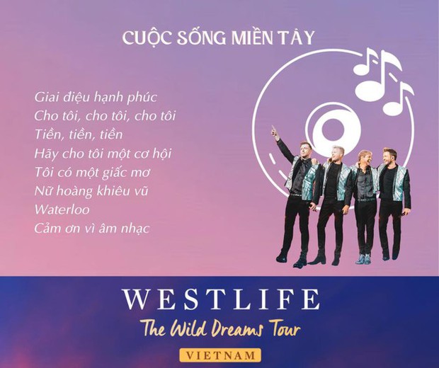 Westlife rất ưu ái khán giả Việt Nam: Hé lộ màn trình diễn đặc biệt, thanh xuân nhân đôi là đây! - Ảnh 1.