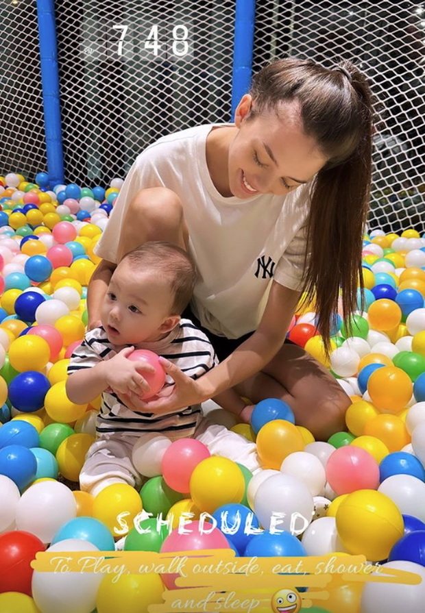 Vợ người mẫu Tây Bùi Tiến Dũng: Mỹ nhân thiên thần chăm sóc con thế nào?