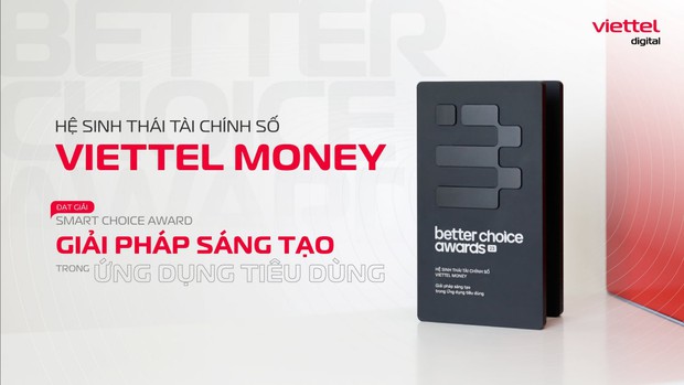 Dẫn đầu với hơn 30.000 lượt bình chọn từ người tiêu dùng, Viettel Money xuất sắc thắng giải tại Smart Choice Awards 2023 - Ảnh 1.