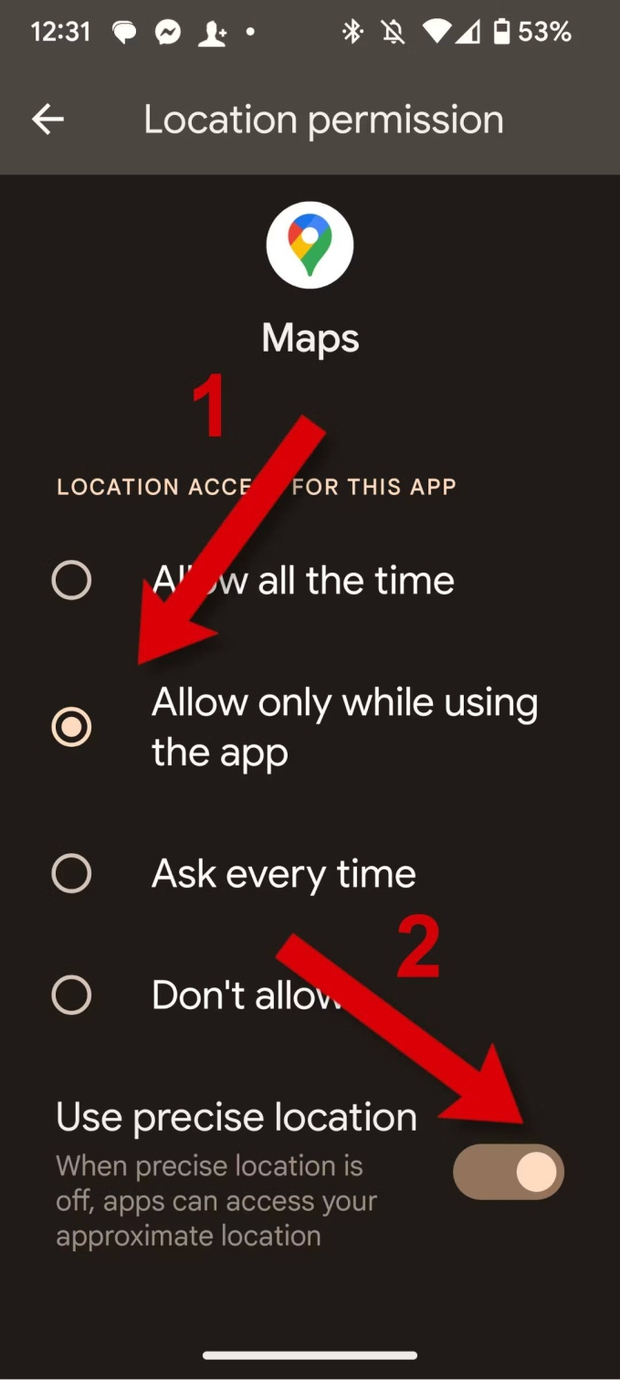 Cách chỉnh Google Maps trên điện thoại để có đường đi chính xác nhất - Ảnh 3. Cách chỉnh Google Maps trên điện thoại để có đường đi chính xác nhất - Ảnh 3.