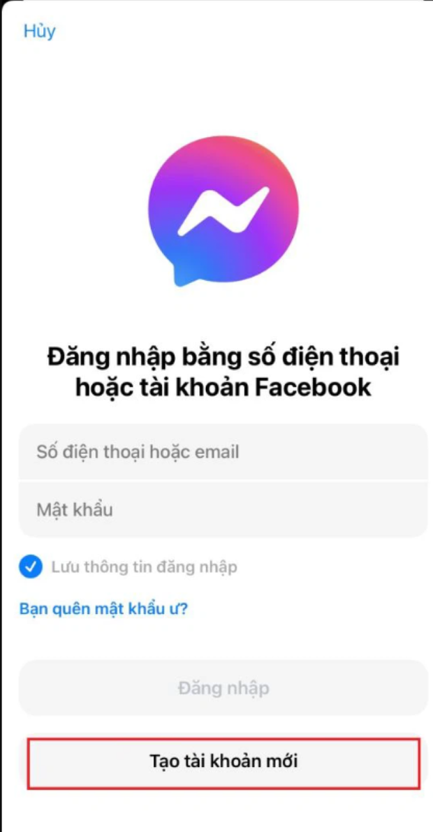 Cách sử dụng Messenger mà không cần Facebook - Ảnh 1.