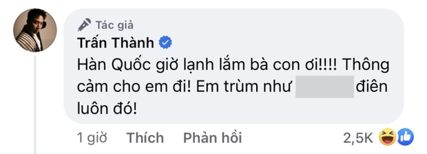 Trấn Thành bất ngờ tiết lộ lý do phải trùm kín người ở Hàn Quốc, ẩn ý đáp trả tin dao kéo? - Ảnh 6.