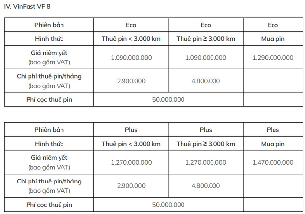 VinFast đang bán và cho thuê pin xe điện với giá bao nhiêu? - Ảnh 5.