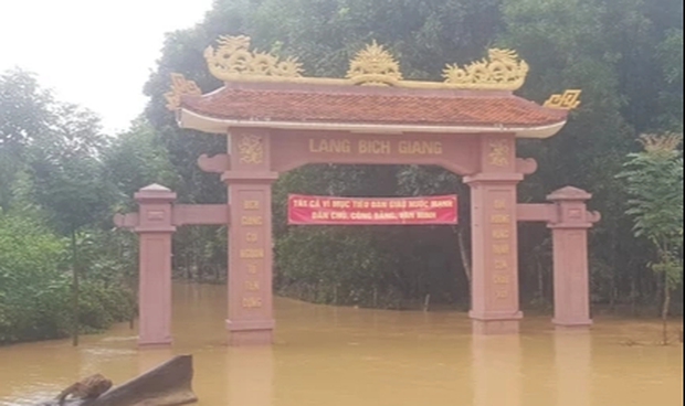 Quảng Trị: Một người mất tích, hơn 1.200 ngôi nhà ngập lụt - Ảnh 1.