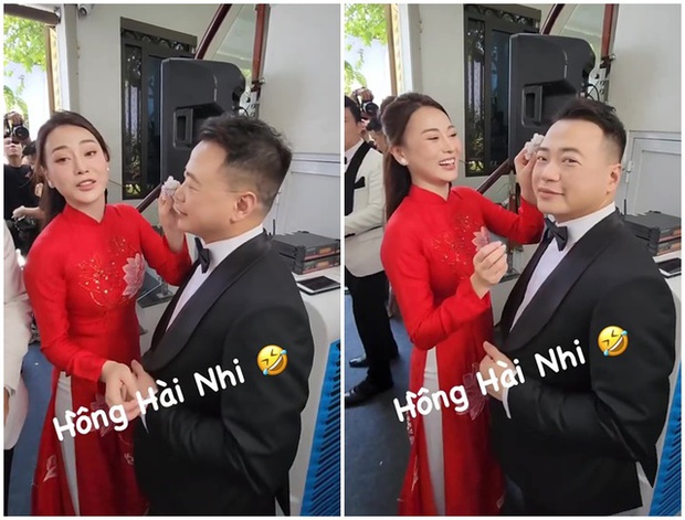 Shark Bình và Phương Oanh lọt ống kính team qua đường khi đi ăn cưới, lộ hành động ngọt ngào như hồi mới yêu - Ảnh 5.