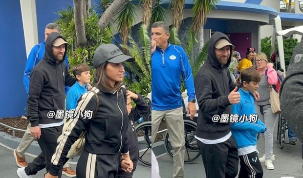 Leo Messi vui vẻ dạo chơi Disneyland cùng vợ con, tan biến tin đồn khủng hoảng hôn nhân