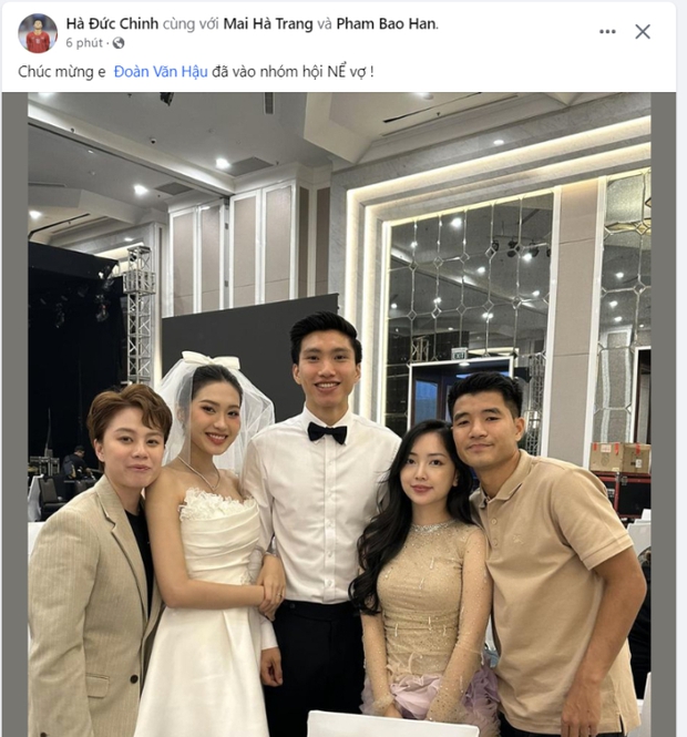 Đoàn Văn Hậu chính thức gia nhập nhóm nể vợ sau đám cưới