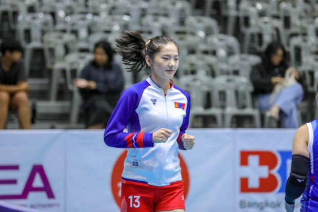 Vẻ dễ thương, đáng yêu khiến sao bóng chuyền Mông Cổ gắn kết