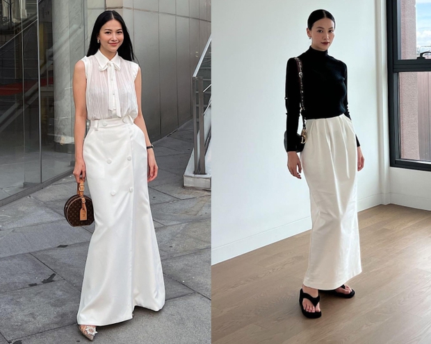 5 mẫu chân váy dài giúp mỹ nhân Việt mặc đẹp suốt bốn mùa quanh năm - Ảnh 5.