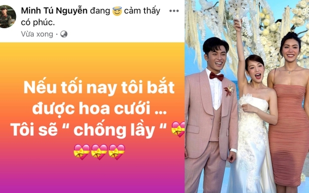 Sau tuyên bố chắc nịch chuẩn bị kết hôn, Minh Tú để lộ vòng 2 lùm lùm khi dự tiệc cưới - Ảnh 6.