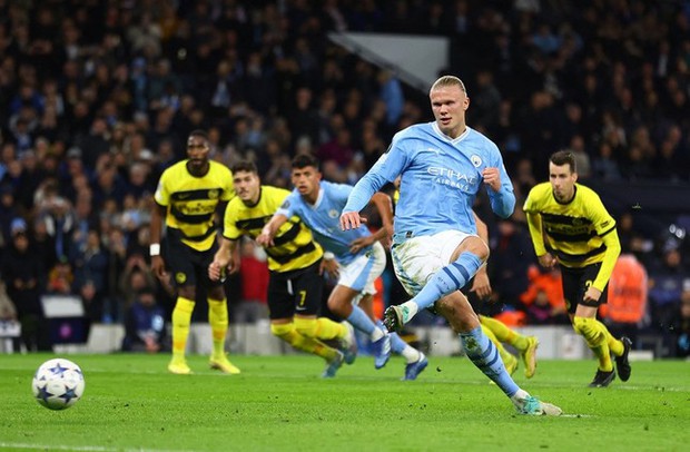 Haaland tỏa sáng, Man City ghi dấu kỷ lục