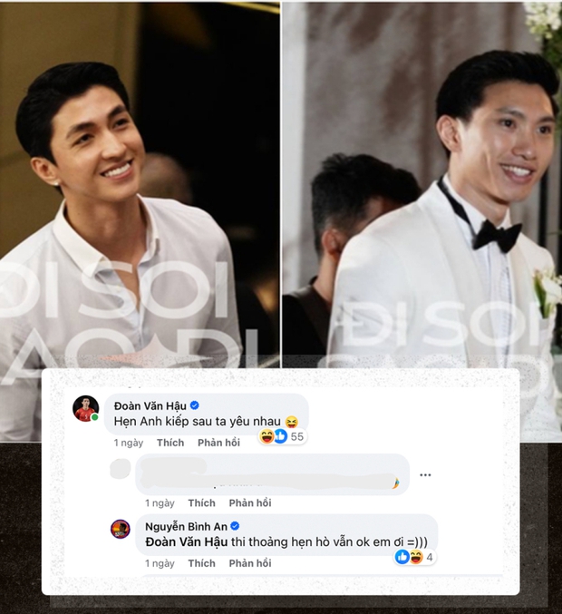 Tương đồng một khung hình, Bình An và Đoàn Văn Hậu khiến cho visual gấp đôi và mang đến hi vọng cho mối tình kiếp sau