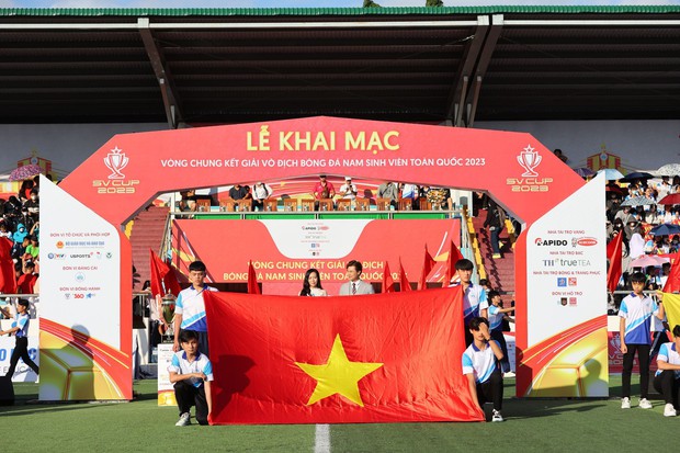 Trận mở màn Giải đấu vô địch bóng đá nam sinh viên SV CUP 2023
