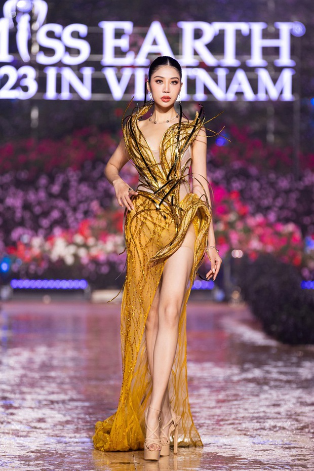 Bán kết Miss Earth 2023: Thi bikini dưới thời tiết 15 độ, trang phục đầu voi của Lan Anh bỗng viral khắp MXH - Ảnh 16.