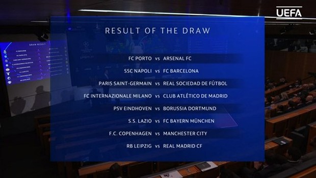 Kết quả vòng 16 đội UEFA Champions League 2023/2024: Những cuộc đấu không dễ thở