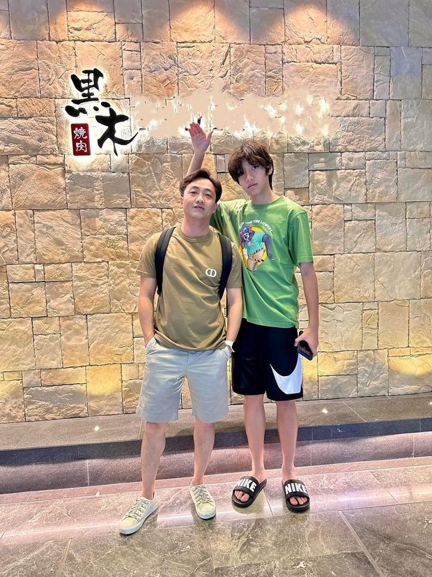 Cường Đô la chia sẻ hình ảnh thiên thần nhỏ Subeo vượt qua bố, ông bầu Minh Nhựa khen ngợi: Con trai tuyệt vời quá