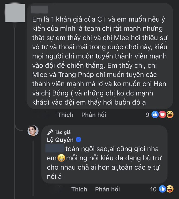 Lệ Quyên lên tiếng trước ồn ào lơ Diva Hồng Nhung, chỉ tuyển người mạnh vào đội - Ảnh 6.