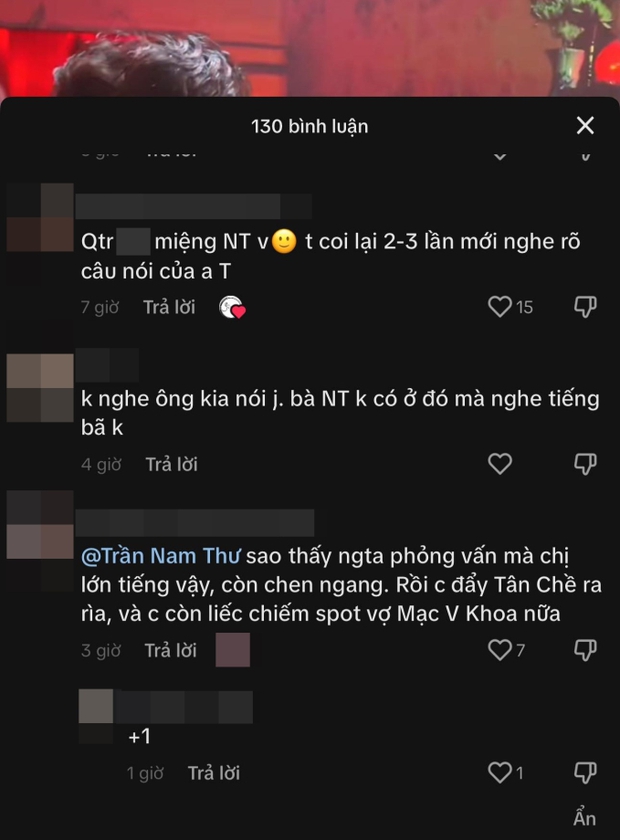 Tranh cãi khoảng khắc Nam Thư lớn tiếng chen ngang vợ chồng bạn diễn, netizen bất bình: Tưởng mình trung tâm vũ trụ? - Ảnh 6.