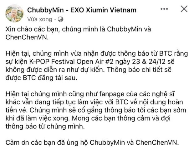 10/16 nghệ sĩ hủy show Kpop Giáng sinh tại Mỹ Đình: Sân khấu vẫn hoàn thiện, BTC im lặng