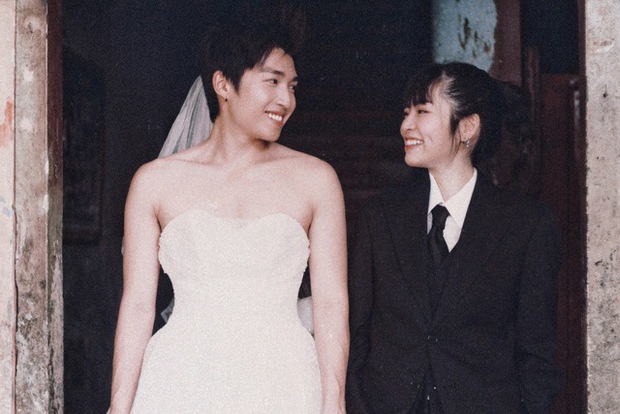 Cody Nam biến hình thành 'cô dâu', tình tứ bên cạnh 'chú rể' Khánh Vân