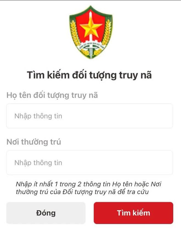 Hướng dẫn xem thông tin truy nã và tố giác tội phạm đang bị truy nã trên ứng dụng VNeID của Bộ Công An - Ảnh 3.