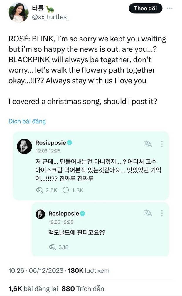 Rosé bất ngờ xin lỗi vì tin BLACKPINK tái ký hợp đồng, Jisoo cũng lập tức có động thái? - Ảnh 2.
