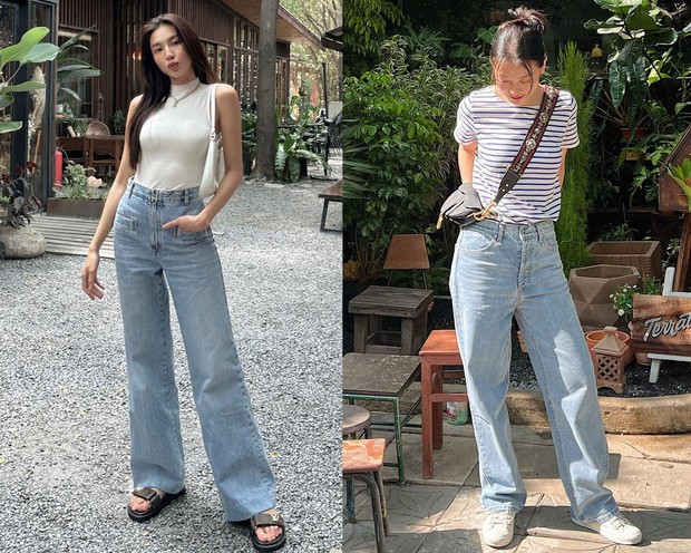 4 kiểu quần jeans không bao giờ lỗi mốt trong tủ đồ của sao Việt - Ảnh 6.