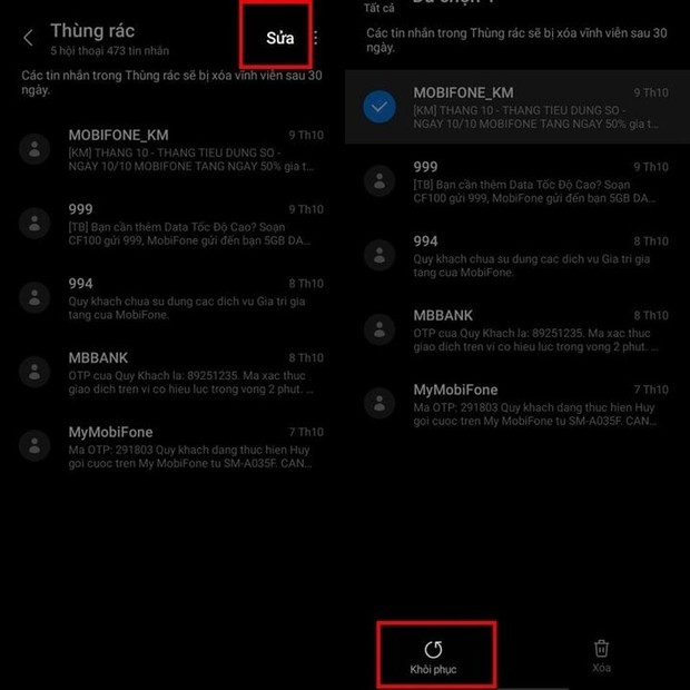 Cách khôi phục tin nhắn SMS trên Samsung dễ dàng