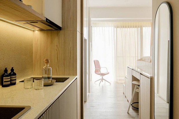 Căn hộ mini chỉ 25m² gây nghiện với lối thiết kế thông minh, siêu tiện lợi - Ảnh 7.