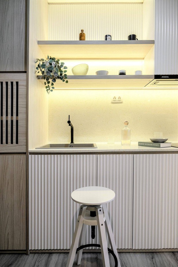 Căn hộ mini chỉ 25m² gây nghiện với lối thiết kế thông minh, siêu tiện lợi - Ảnh 6.