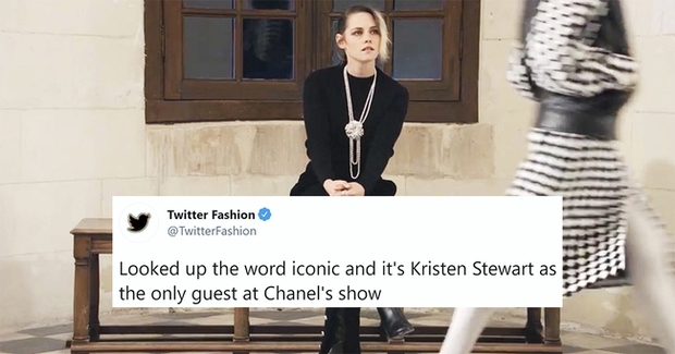 Mang tiếng là nàng thơ tân thời, Kristen Stewart hết tóc bết dính, lại lộ lông nách khi diện đồ Chanel - Ảnh 2.