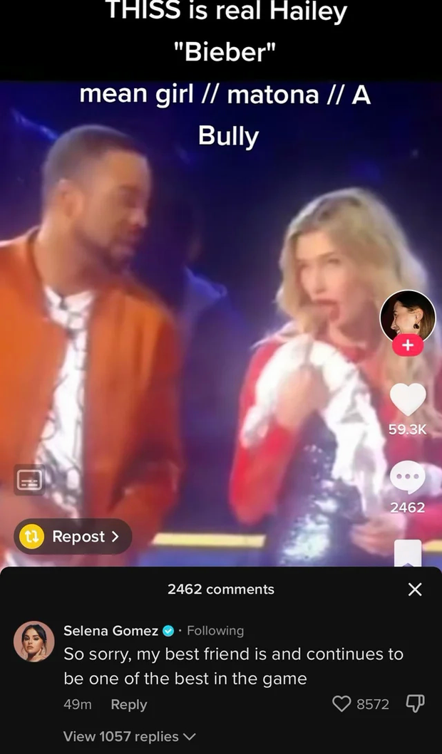 Selena Gomez đào lại video Hailey chế giễu Taylor Swift, mẹ Justin Bieber: “Ghen ghét là xấu” - Ảnh 2.