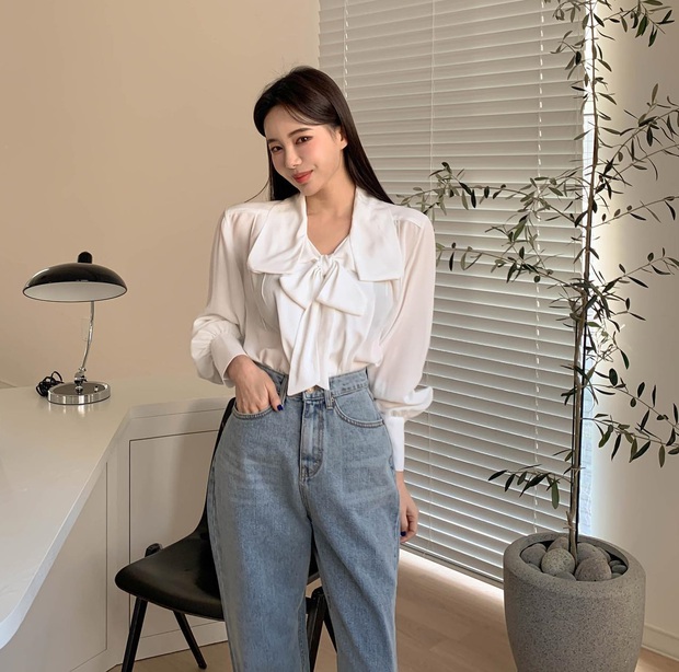 10 công thức diện quần jeans chuẩn thanh lịch cho nàng công sở