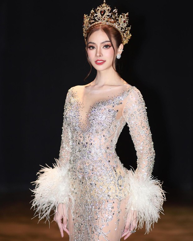 Nhan sắc người đẹp lai Việt đăng quang Hoa hậu Hòa bình ở Thái Lan - Ảnh 5.