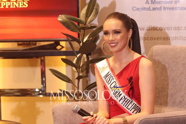 Nhan sắc người đẹp Philippines sang Việt Nam thi hoa hậu - Ảnh 1.