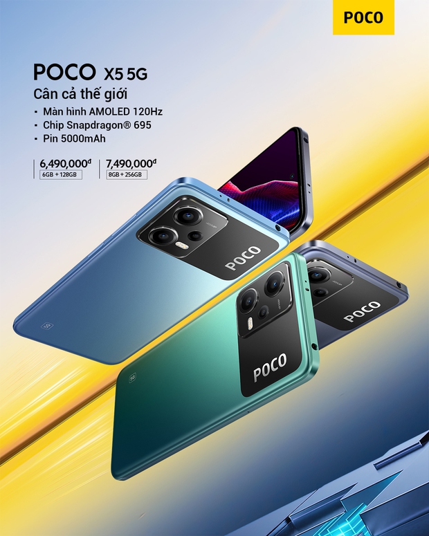 POCO X5 và X5 Pro ra mắt: Snapdragon 778G, camera 108MP, pin 5000mAh, giá từ 6.49 triệu đồng - Ảnh 3.