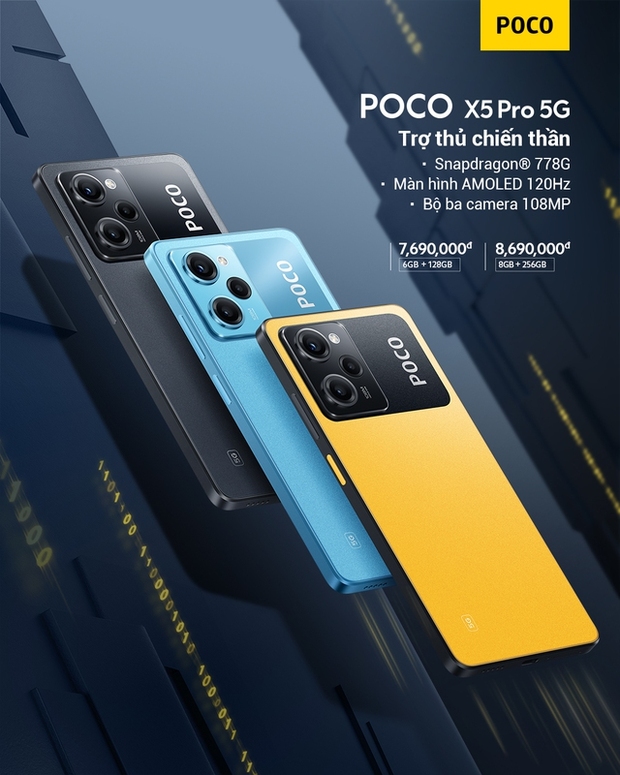 POCO X5 và X5 Pro ra mắt: Snapdragon 778G, camera 108MP, pin 5000mAh, giá từ 6.49 triệu đồng - Ảnh 2.