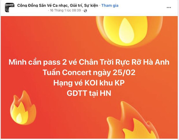Hà Anh Tuấn có bài đăng giữa lúc MXH xôn xao vé concert Chân Trời Rực Rỡ liên tục bị sang nhượng - Ảnh 4.