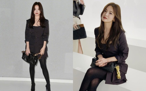 Song Hye Kyo và Han So Hee cùng mặc váy đen: Đàn chị quá an toàn, cô em lấn át với vẻ tắc kè hoa - Ảnh 3.