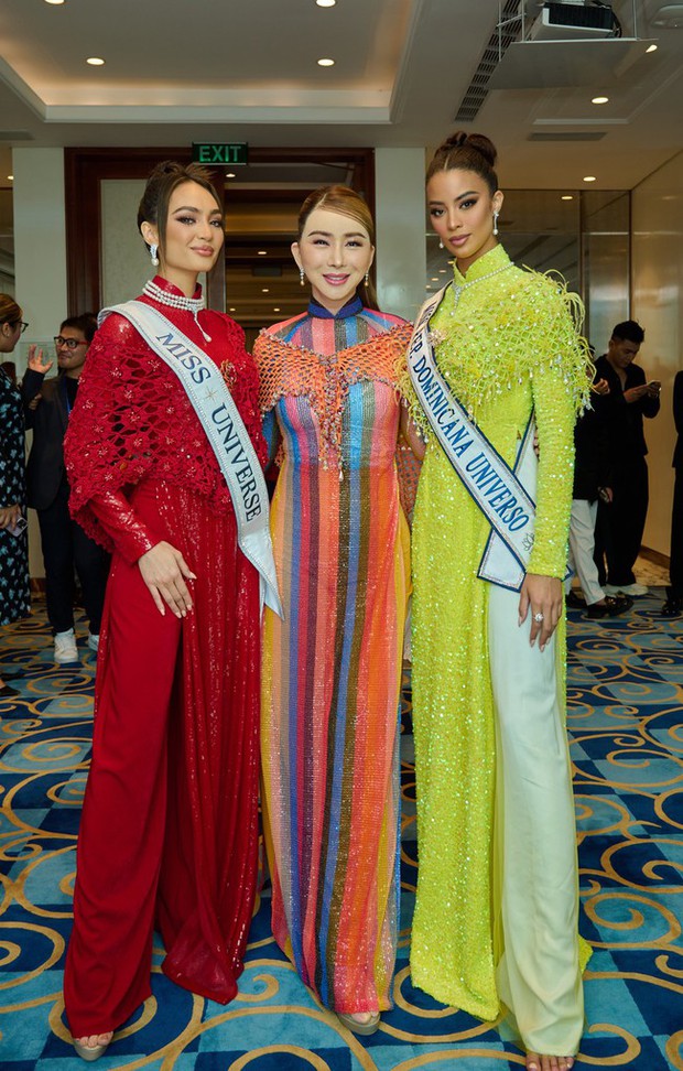 Mỹ nhân Thái Lan thuộc đoàn Miss Grand gây tranh cãi khi mặc áo dài xuyên thấu, hở vòng 1 đến Việt Nam - Ảnh 10.