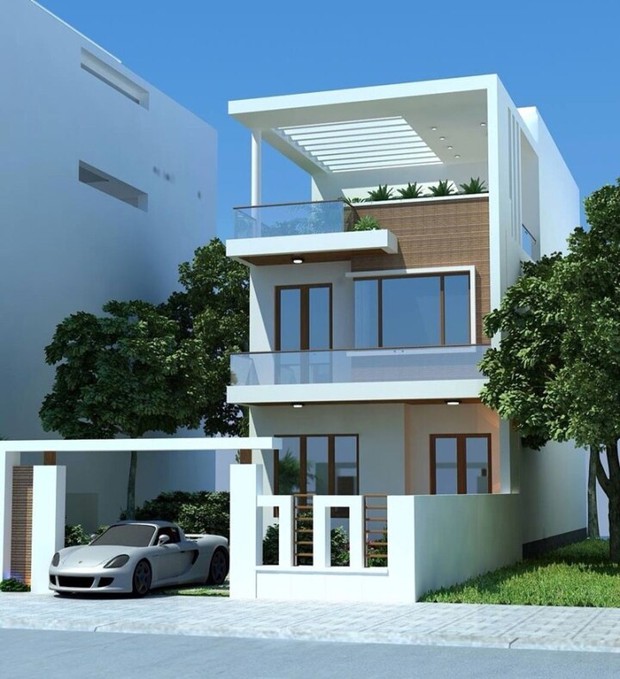 Bỏ túi những mẫu nhà ống 2 tầng đẹp khó cưỡng - Ảnh 6.