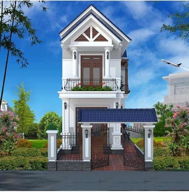 Bỏ túi những mẫu nhà ống 2 tầng đẹp khó cưỡng - Ảnh 4.