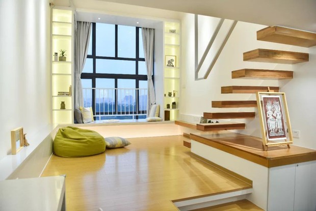 Căn hộ 52m² ấn tượng với cách bố trí nội thất giật cấp - Ảnh 6.