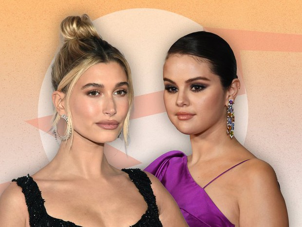 The mystery of Selena Gomez and Hailey Bieber have the same tattoo under the ear - Photo 1.