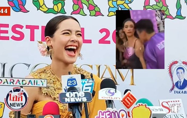 Yaya Urassaya hóa nữ thần Songkran, tiết lộ về nụ hôn vai ngọt ngào của Nadech - Ảnh 6.