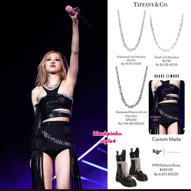 Choáng với giá outfit blackpink ở coachella