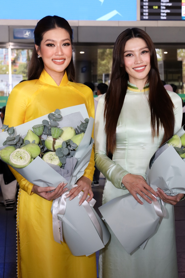 Hoa hậu đẹp nhất thế giới và 1 nhân vật quyền lực của Miss Grand đến Việt Nam, Thiên Ân và Quỳnh Châu đích thân ra đón - Ảnh 5.