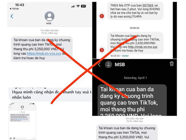 Mạo danh ngân hàng dọa người dùng đóng phí quảng cáo - Ảnh 1.